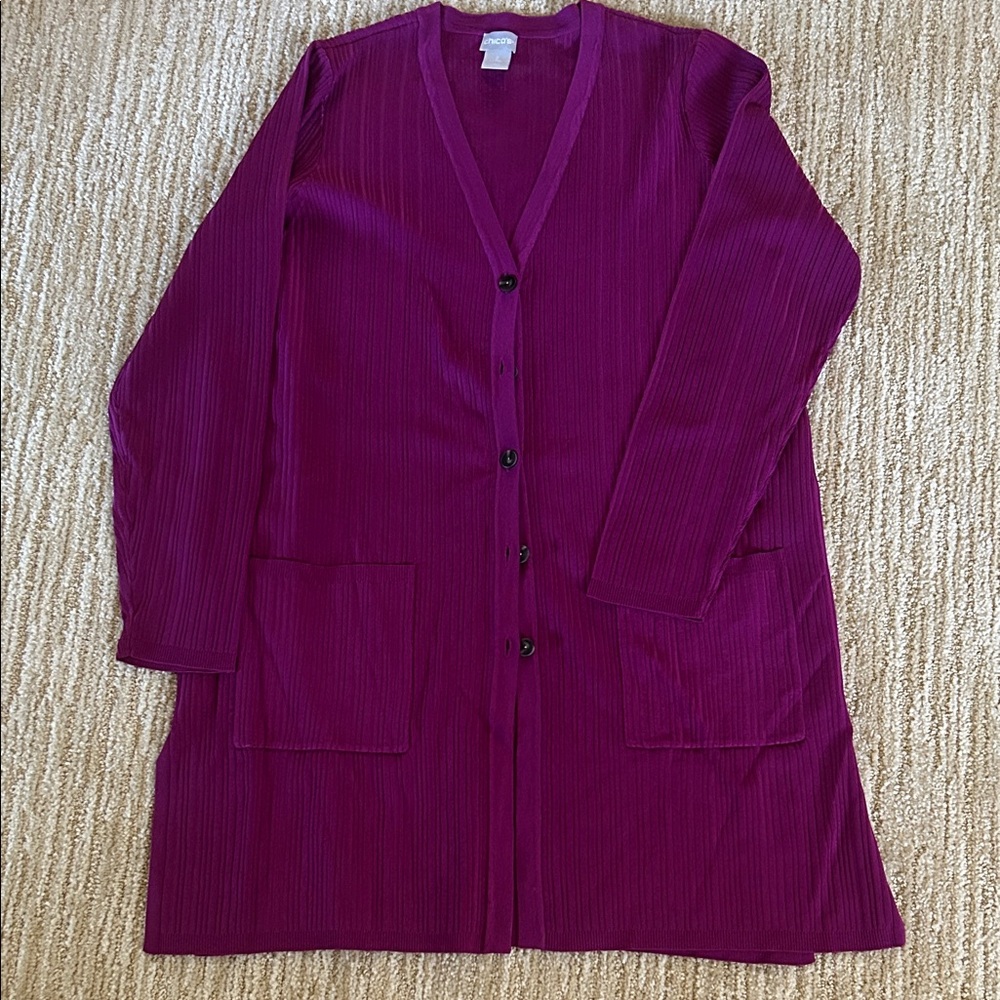 Chico’s lightweight ribbed sweater